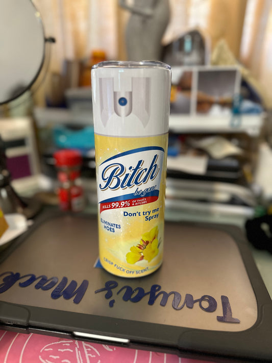 Yellow bitch be gone tumbler