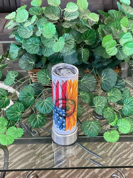 American Sunflower Tumbler 20 oz