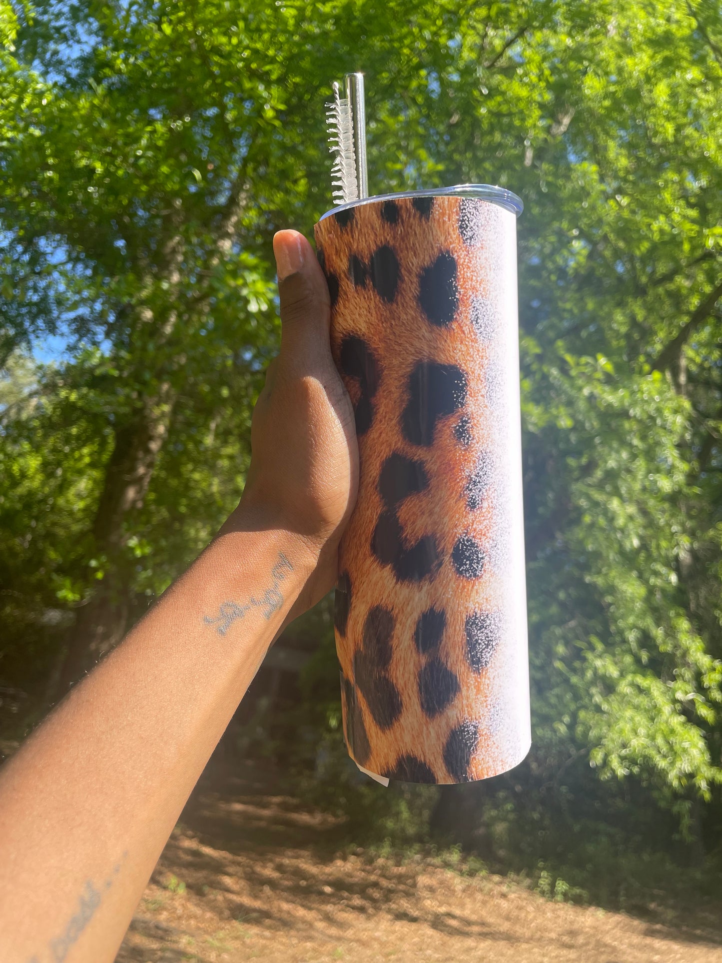 Mama Leopard Mother's Day Tumbler Cup Skinny 20 oz