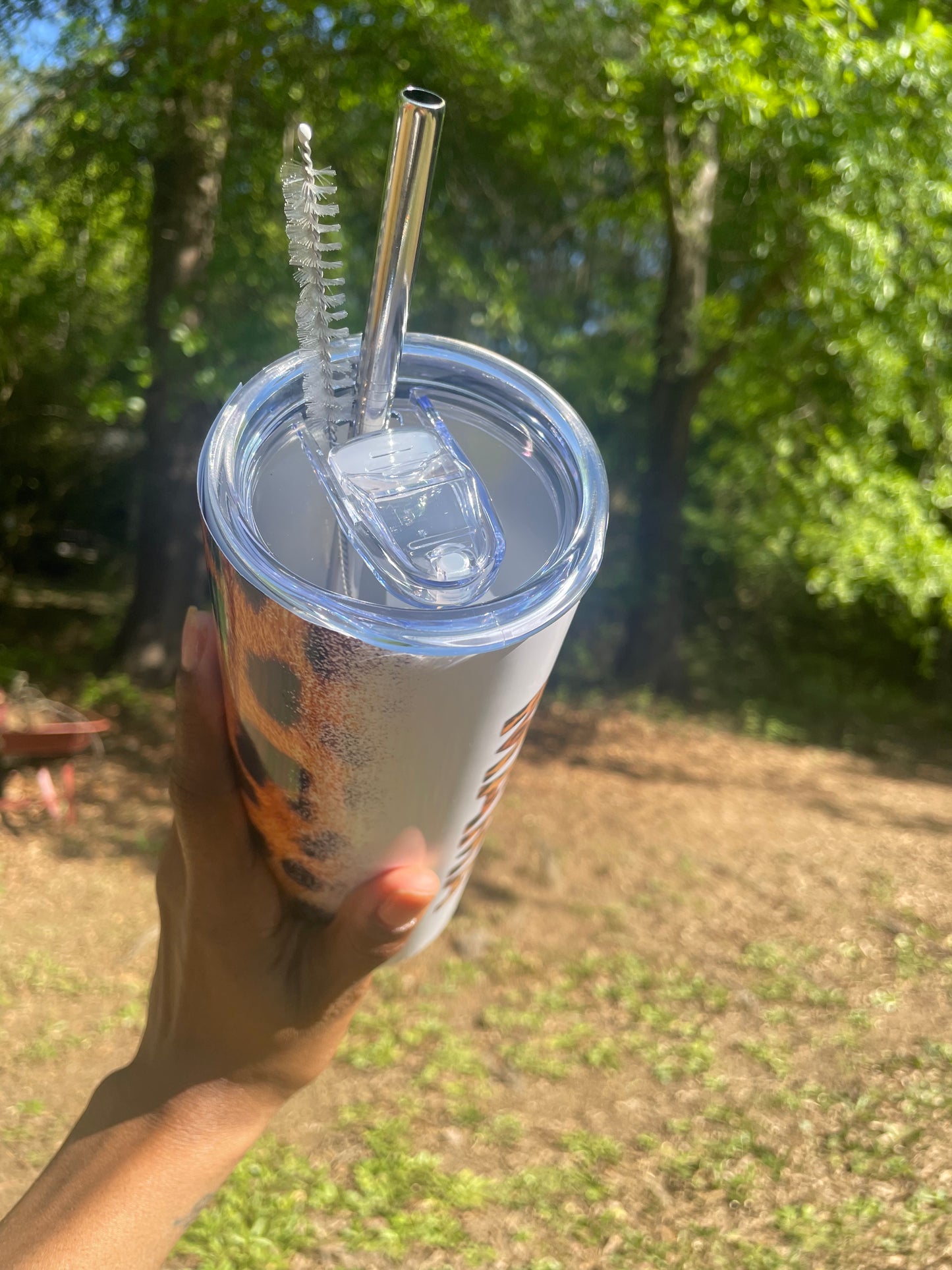 Mama Leopard Mother's Day Tumbler Cup Skinny 20 oz