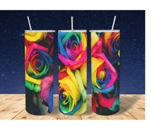Rainbow Roses