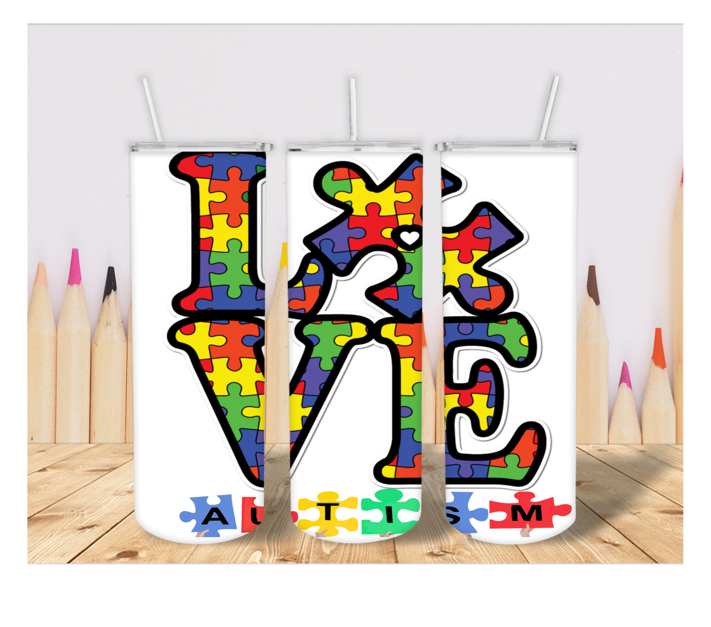 Autism Tumbler 20 oz