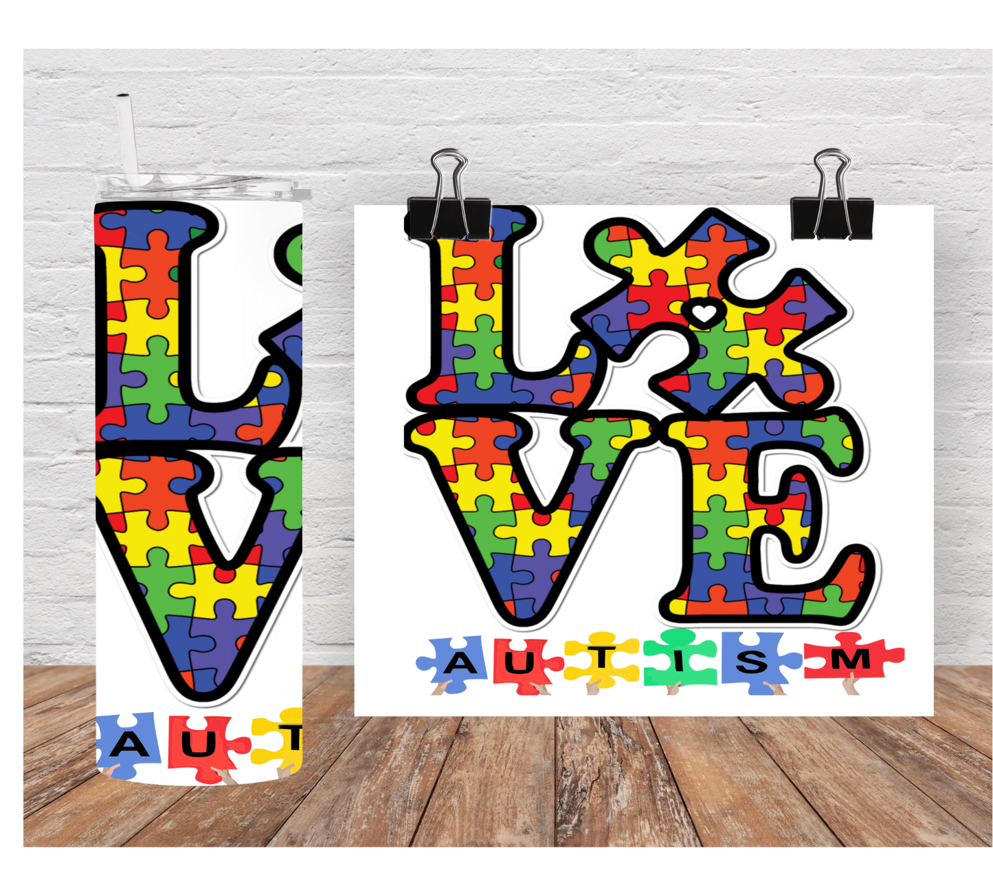 Autism Tumbler 20 oz