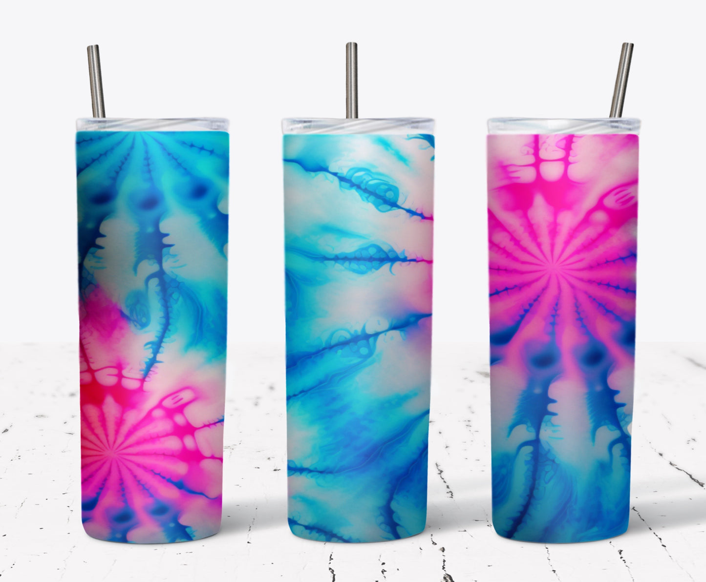 Tye Dye Tumblers