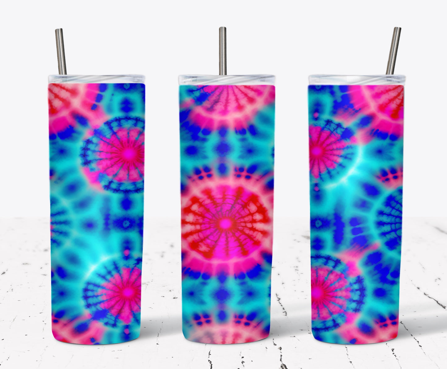 Tye Dye Tumblers