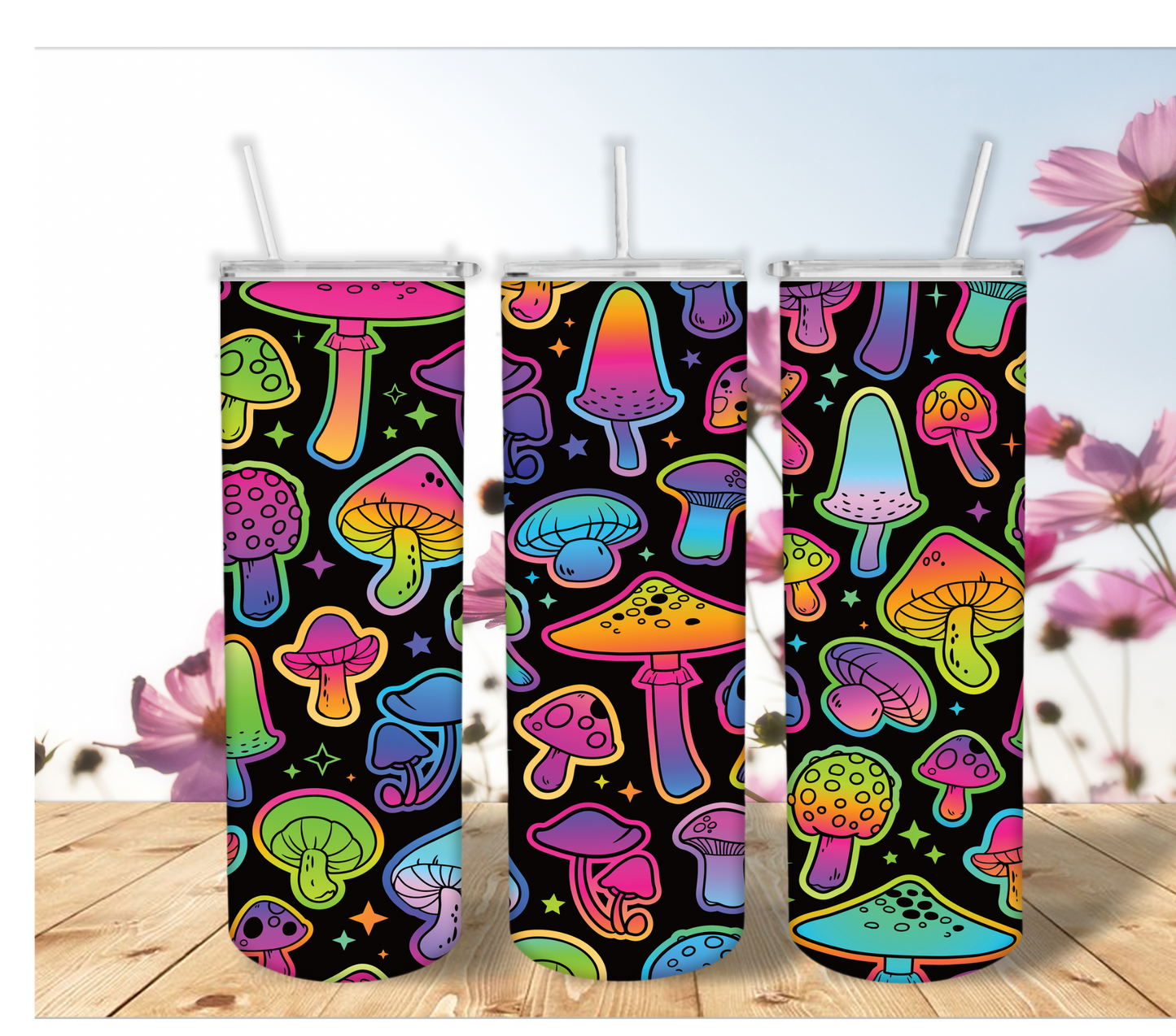Colorful Mushrooms