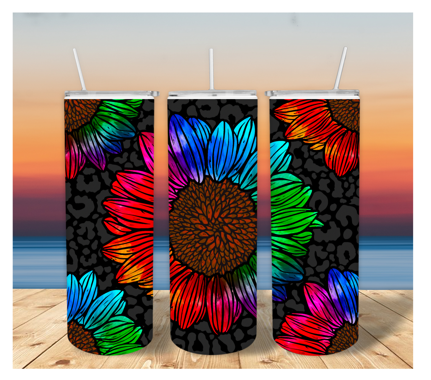 Tye Dye Sunflower