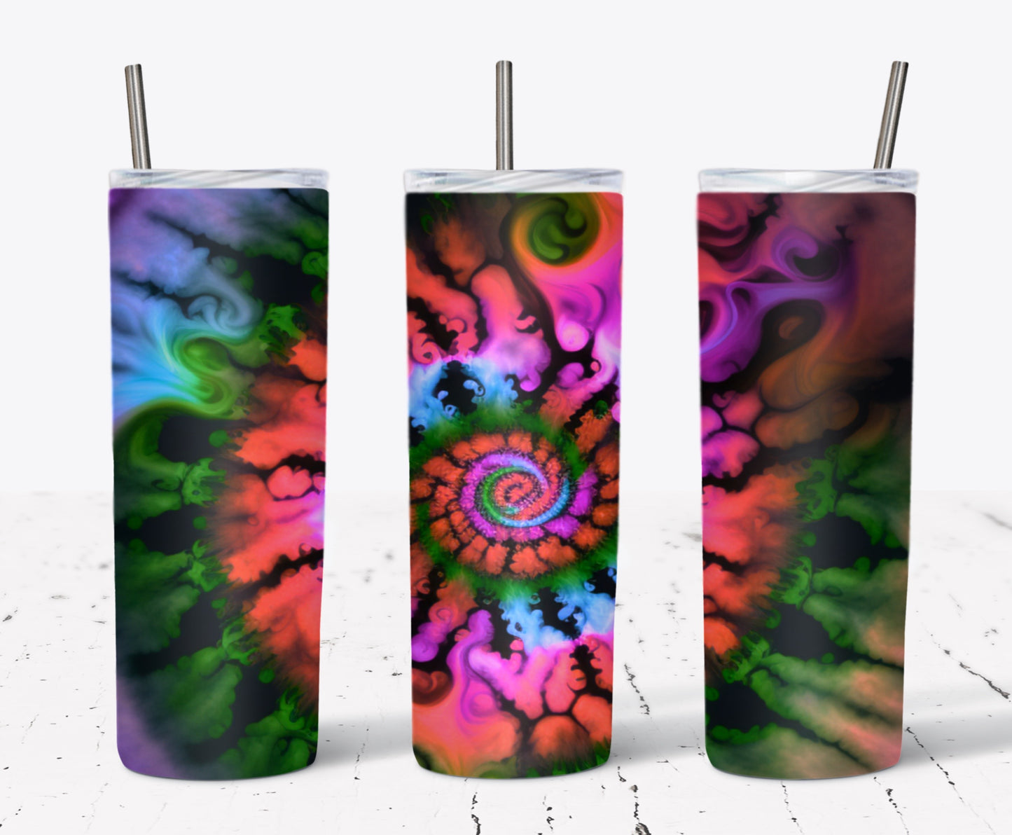 Tye Dye Tumblers