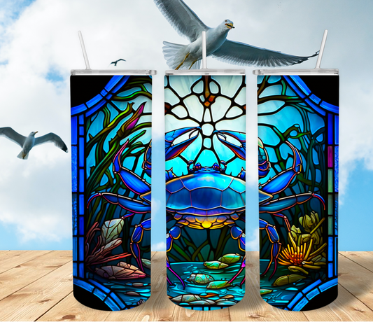Stain Glass Crab Tuler